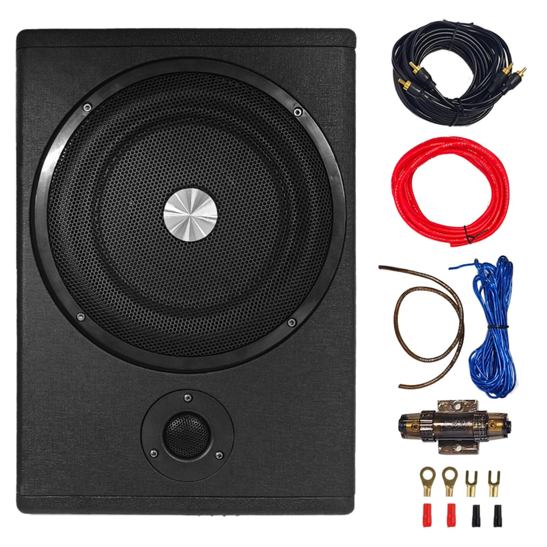 Auto Untersitz Subwoofer Aktiv 1500W, Ultraflach, Hochleistung