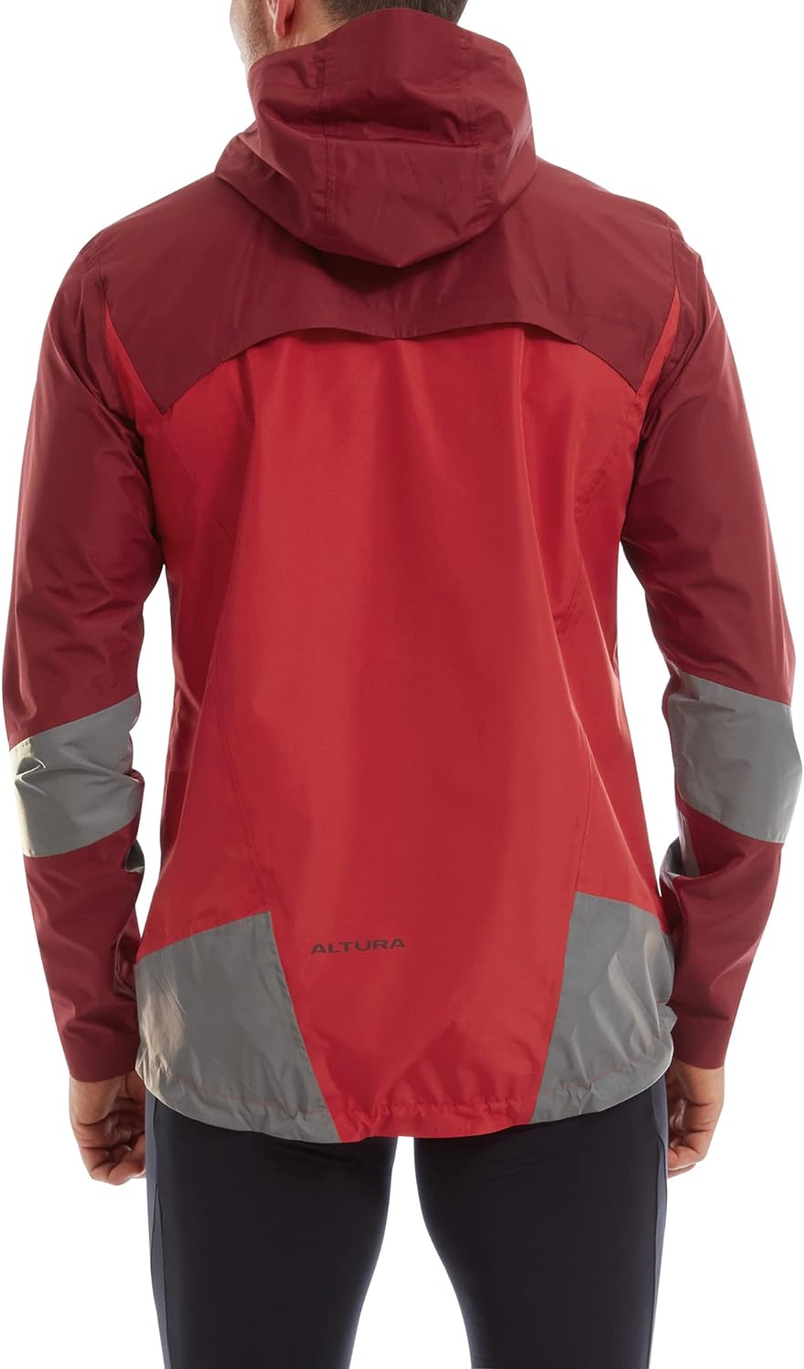 Altura Herren Typhoon Radjacke, wasserdicht, reflektierend, Grösse M Rot M, Rot M