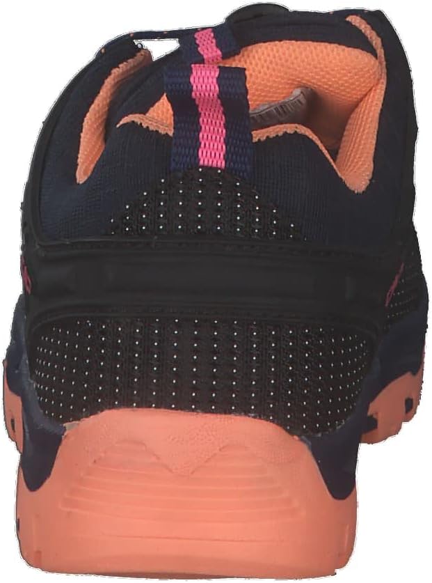 CMP Unisex Kinder Kids Rigel Low Shoes Wp Trekking-Schuhe 28 EU Blau Orange Pink B Blue Sunrise, 28