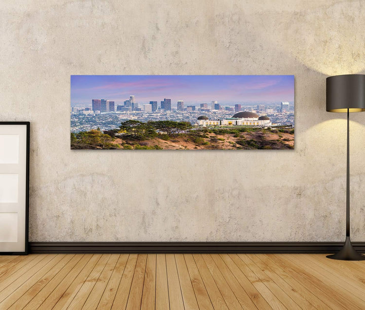 islandburner Bild auf Leinwand Los Angeles Kalifornien Usa Skyline Griffith Park Bilder Wandbilder P
