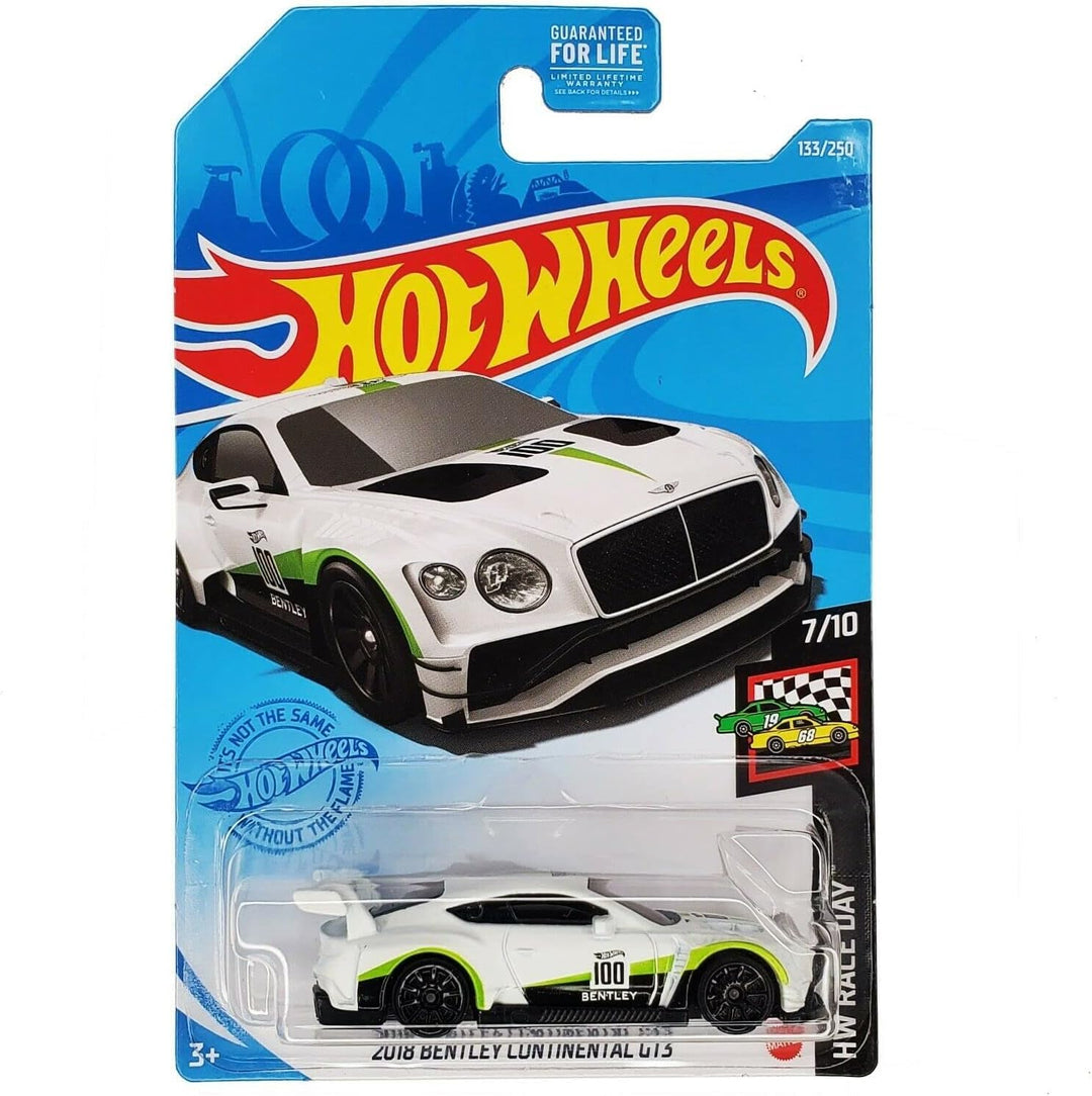 Hot Wheels 2018 Bentley Continental GT3 - Race Day 7/10 - Weiss 133/250