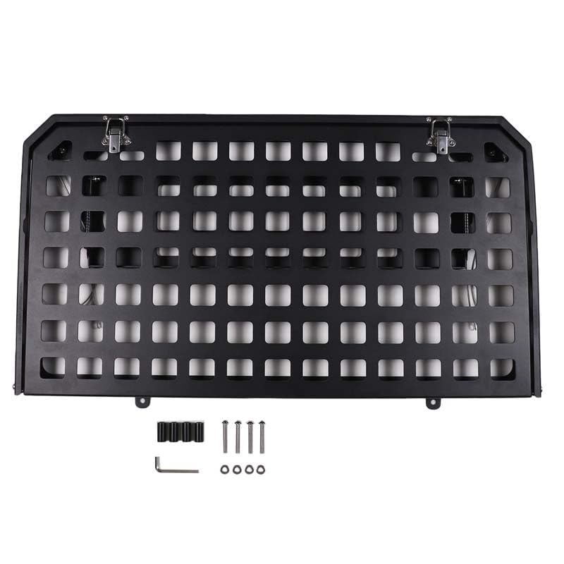 PIUGILH Geeignet für INEOS Grenadier 2020-2024 Auto Heckklappe Tray Rack Molle Panel,Auto Kofferraum