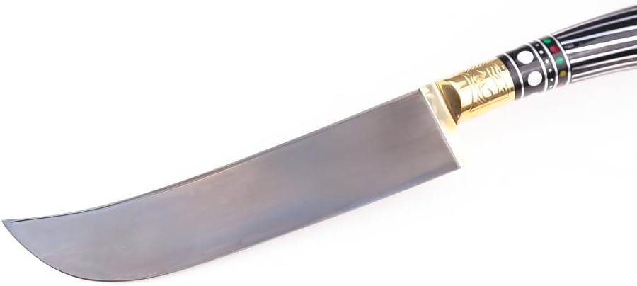 Usbekisches Kochmesser Klingen Kohlenstoffstahl Hartstahl Pchak Premium Küchenmesser inkl. Schutzhül