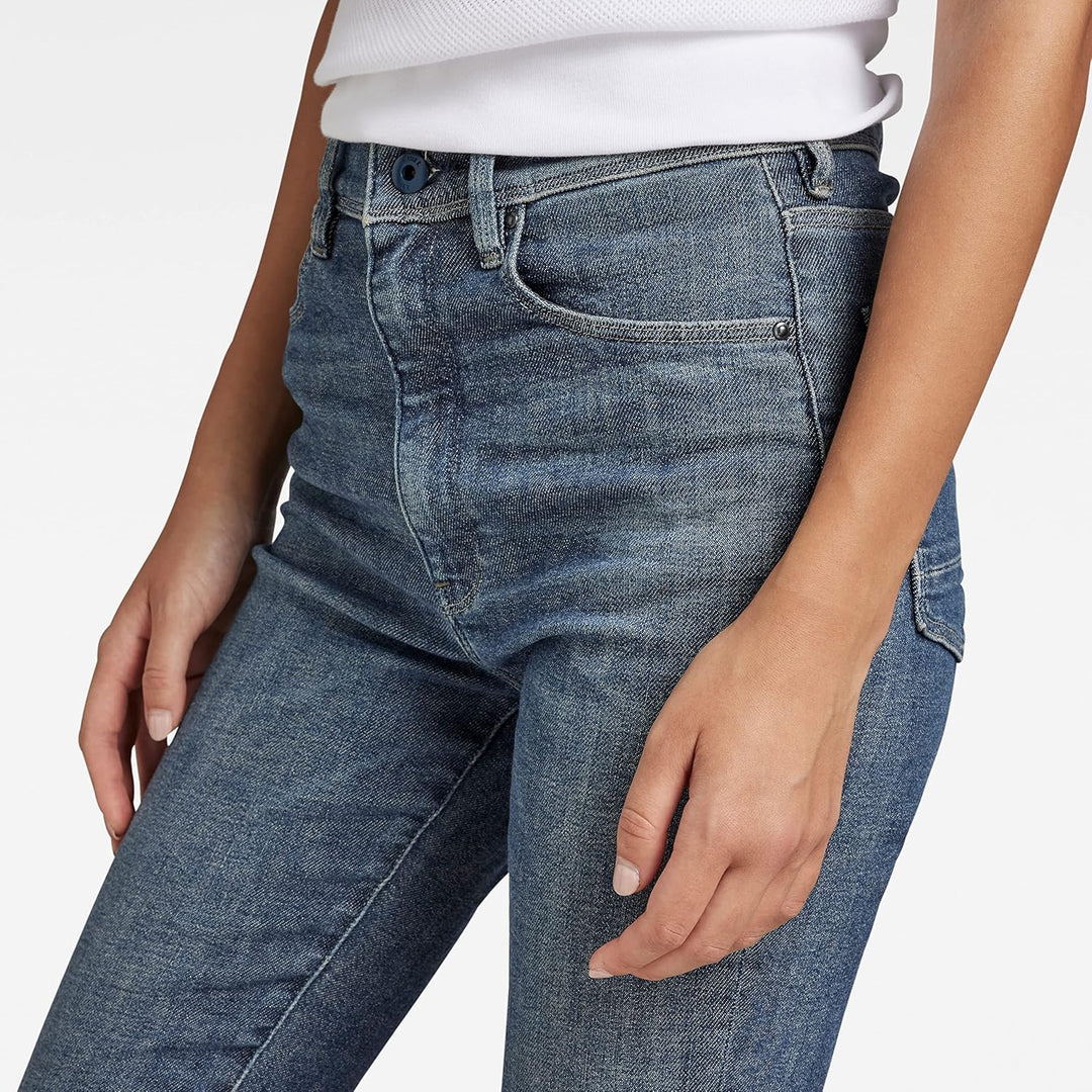 G-STAR Damen Kafey Ultra High Skinny Jeans 25W / 30L Blau (Faded Blues D15578-d106-d135), 25W / 30L