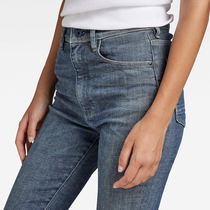 G-STAR Damen Kafey Ultra High Skinny Jeans 25W / 30L Blau (Faded Blues D15578-d106-d135), 25W / 30L