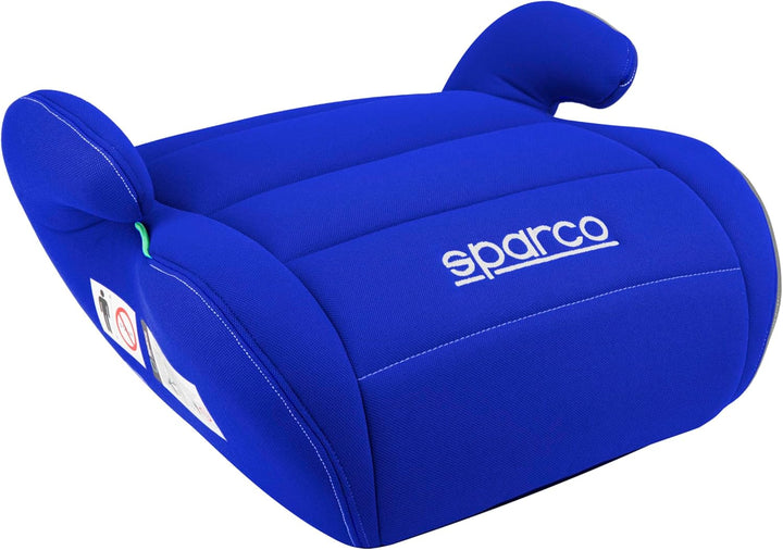 Sparco Autositz-Erhöhung für Kleinkinder Blau i-Size für Jungen und Mädchen. Zugelassen nach ECE R12