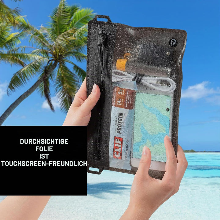 Nite Ize Runoff wasserdichte Reisetasche mit TRU Reissverschluss, Touchscreen-freundlich, 100% wasse