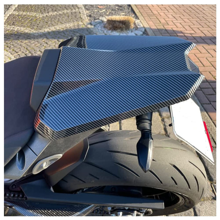 Fayedenicy Motorrad Hinten Sozius Soziussitz Abdeckung Gugel Heckverkleidung Heckabschnitt Buckel Zu
