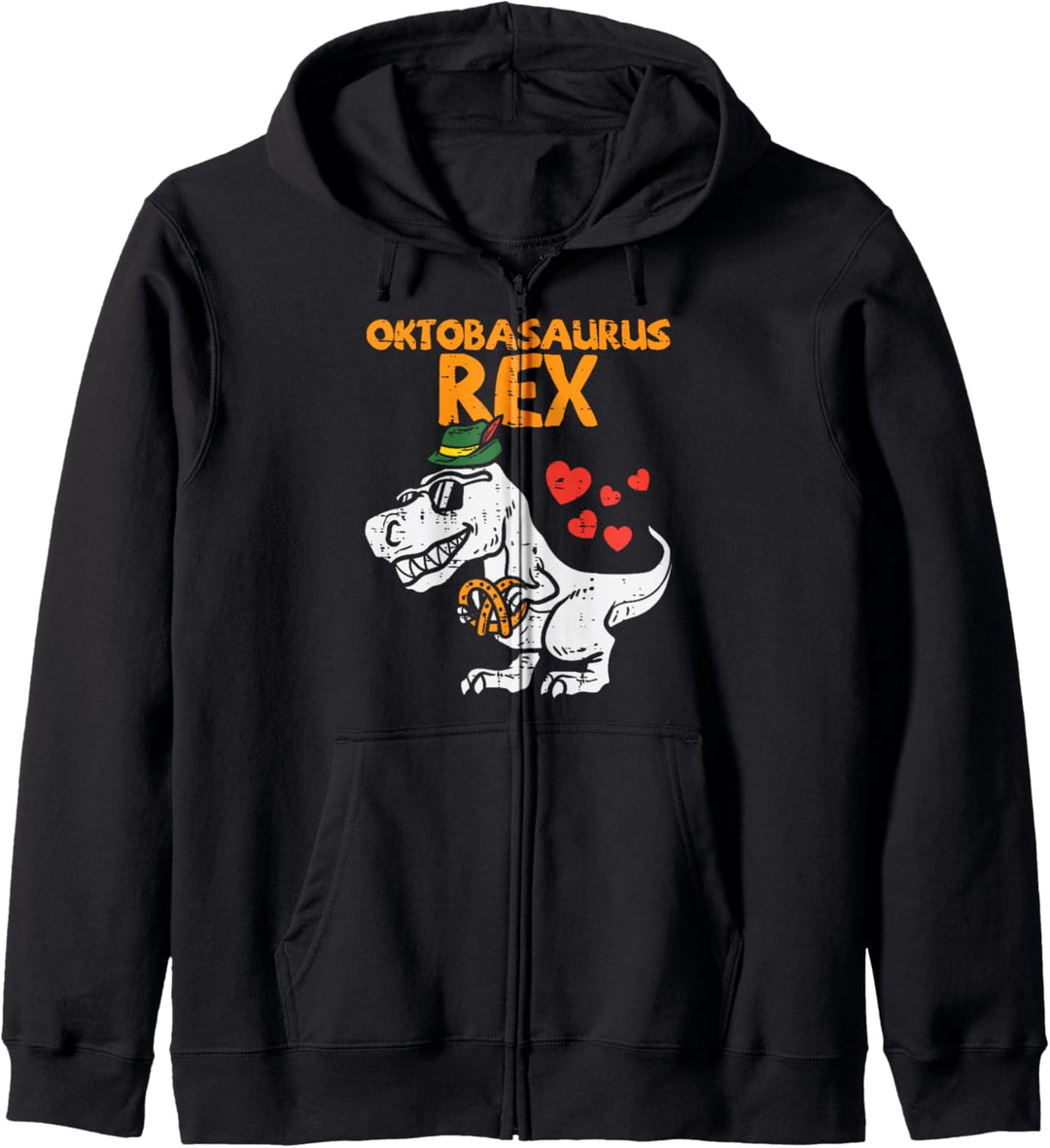 Oktobasaurus T-Rex Brezel Jungen Oktoberfest Kleinkind Kinder Kapuzenjacke