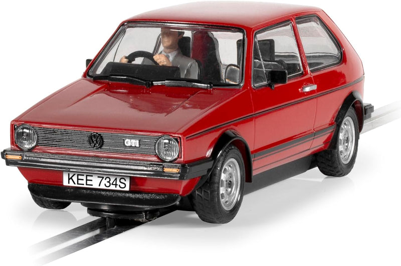 Scalextric C4490 1:32 Volkswagen Golf GTI Mk.I Rot - Slotcar, Rennbahn, Auto für Rennbahn, Rennbahna