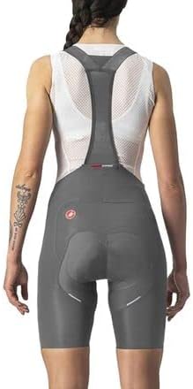 CASTELLI Damen Shorts Free Aero Rc W Bibshort XS Gunmetal Grey, XS Gunmetal Grey