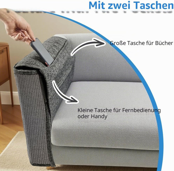 NATUYA Kratzschutz Sofa Katze Möbelschoner von Katzen - Katzenmöbel Schutz,Kann entfernt Werden, ohn