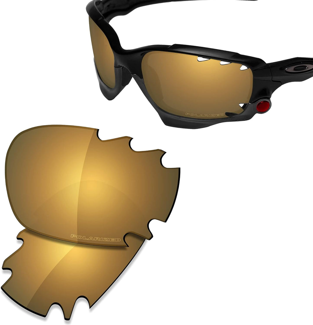Saucer Premium Ersatzgläser für Oakley Jawbone Vented Racing Jacket Sonnenbrillen High Defense - Bro