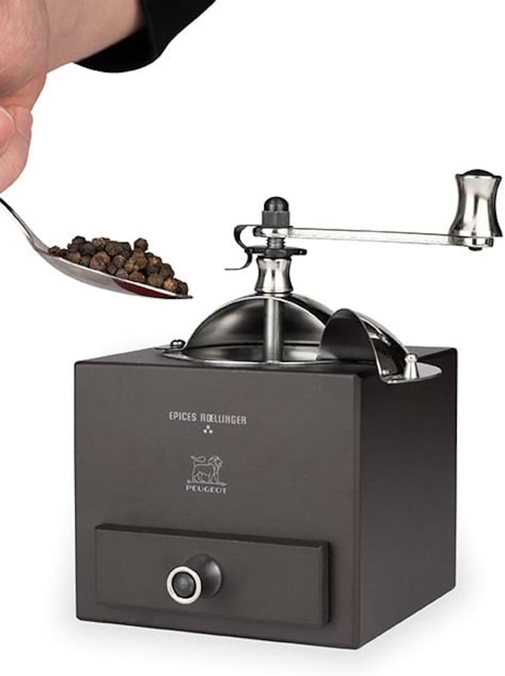 PEUGEOT - Pfeffermühle Roellinger 13 cm - Inspiriert von der traditionellen Peugeot Kurbelmühle mit