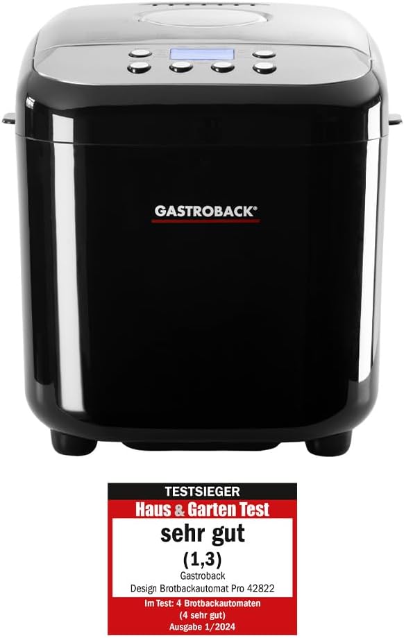 GASTROBACK Brotbackautomat mit eleganten Kunststoff-Design - Genussvoll verschiedenste Variationen m