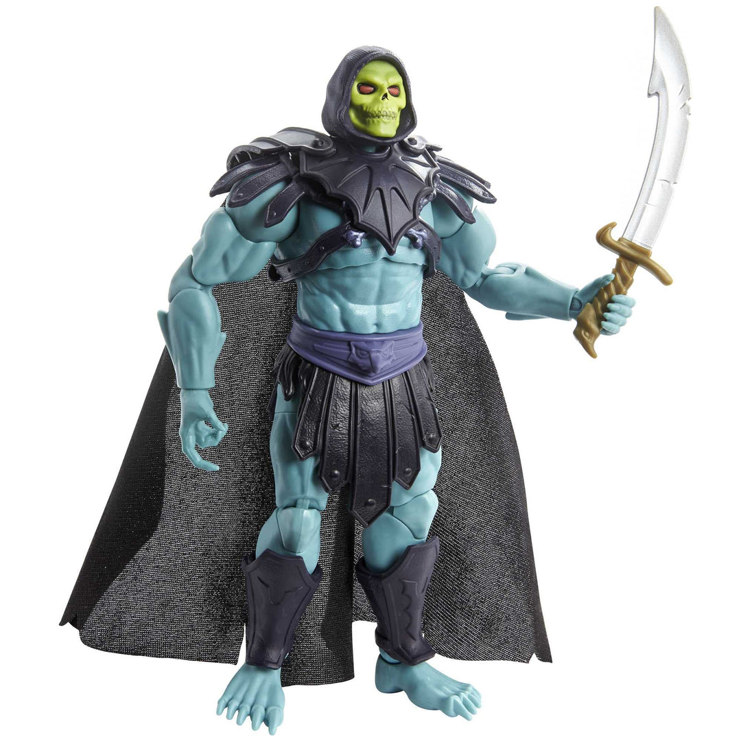 Masters of the Universe Masterverse New Eternia Barbarian Skeletor Action Figure with Accessories, 7