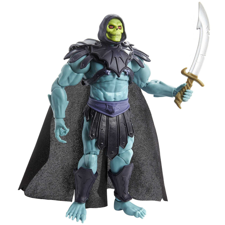 Masters of the Universe Masterverse New Eternia Barbarian Skeletor Action Figure with Accessories, 7