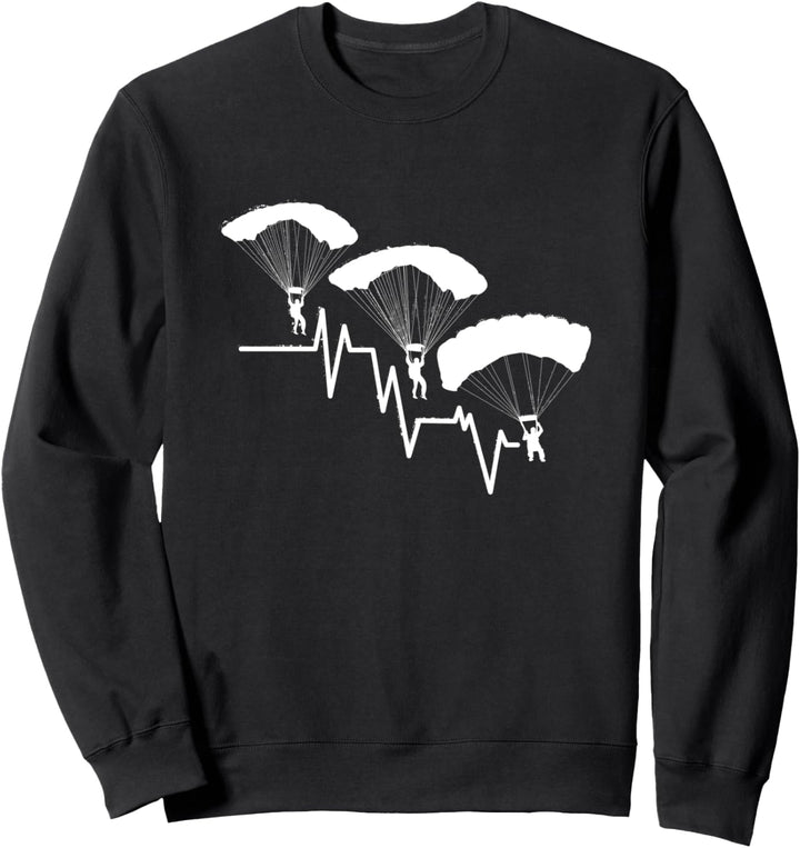 Fallschirmspringer Geschenk I Skydiving Witze I Fallschirm Sweatshirt