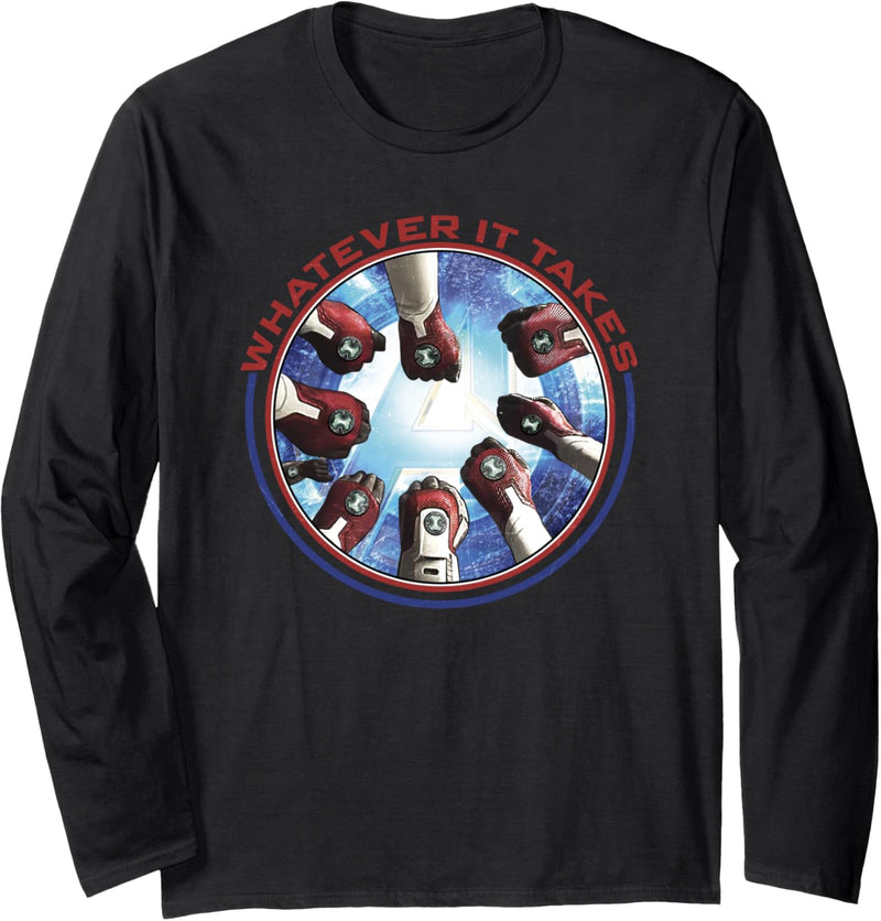 Marvel Avengers Endgame Whatever It Takes Hands In Portrait Langarmshirt