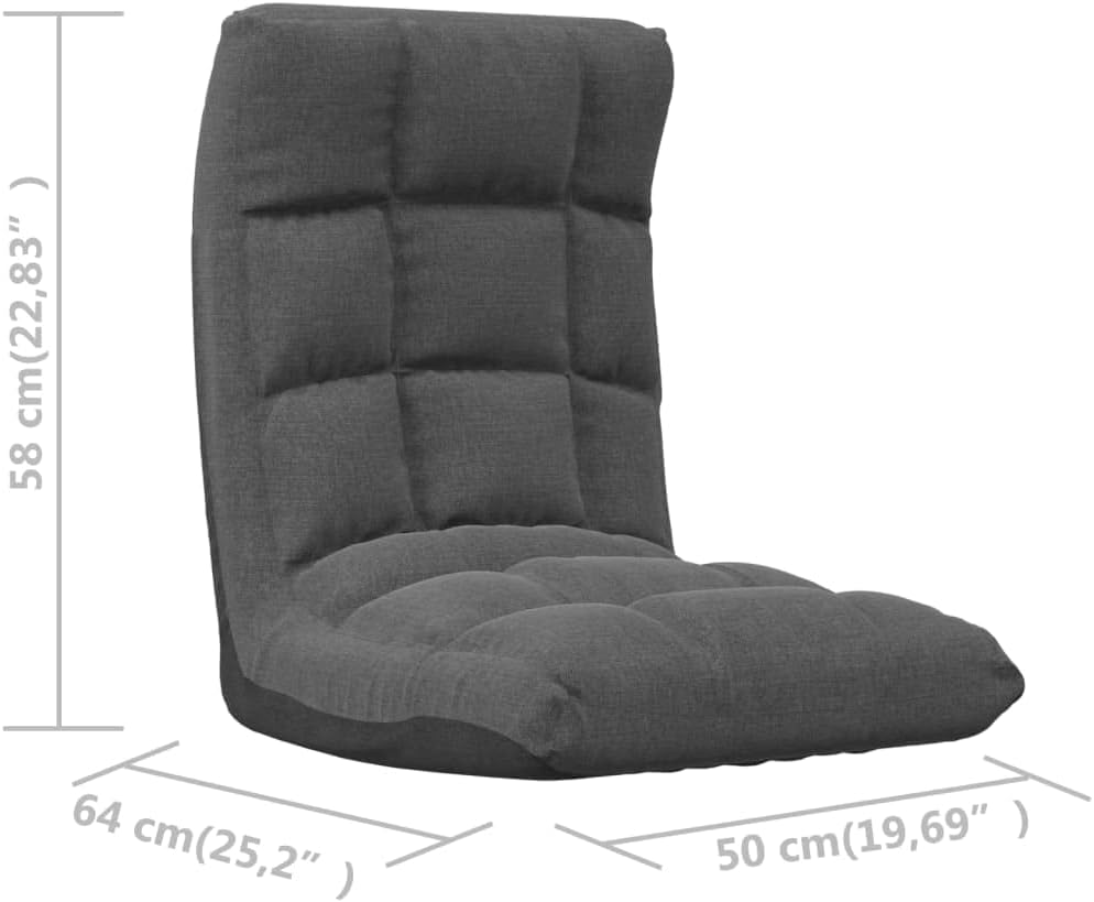 vidaXL Bodenstuhl Faltbar Schlafsessel Relaxsessel Sofastuhl Bodenkissen Bodensessel Bodensofa Relax