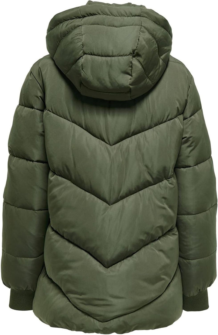 ONLY Female Steppmantel ONLMADDIE Steppmantel Forest Night XS, Forest Night XS