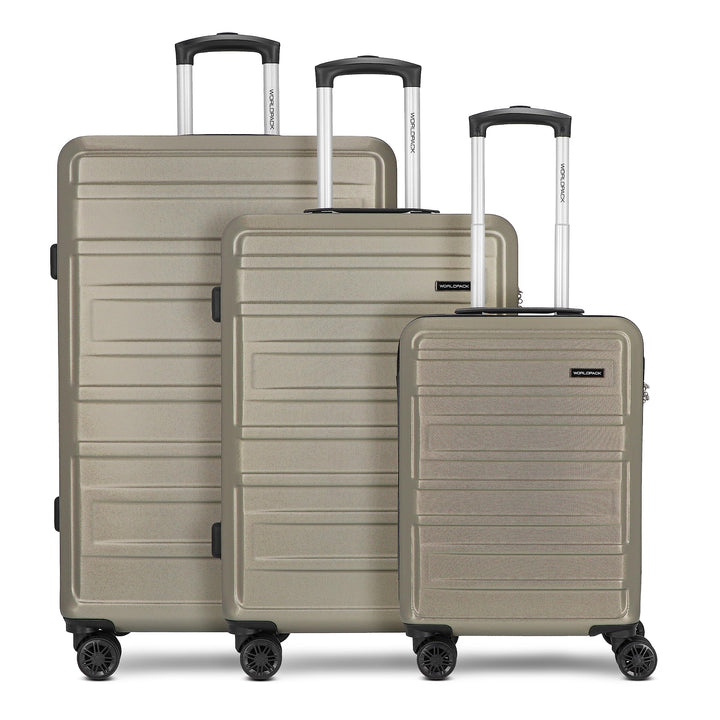 Worldpack New York 2.0 Koffer Set-Gross | Trolley mit 4-Rollen und Zahlenschloss - Hartgepäck mit Wä
