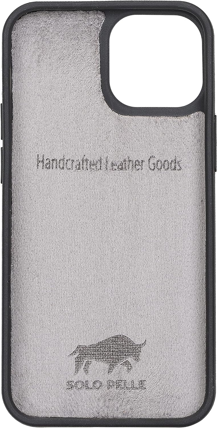 Solo Pelle Lederhülle für das iPhone 13 Pro Max in 6.7 Zoll Stanford Case Leder Hülle Ledertasche Ba