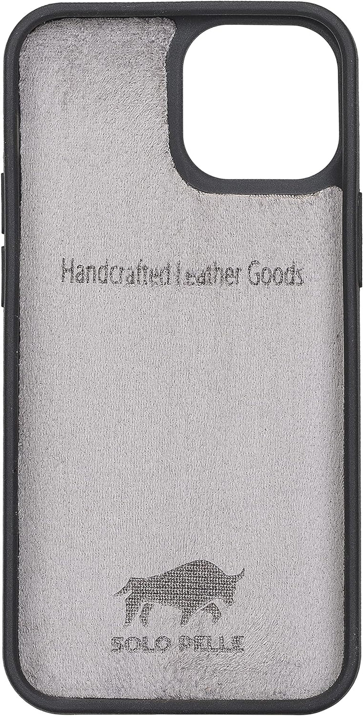 Solo Pelle Lederhülle für das iPhone 13 Pro Max in 6.7 Zoll Stanford Case Leder Hülle Ledertasche Ba