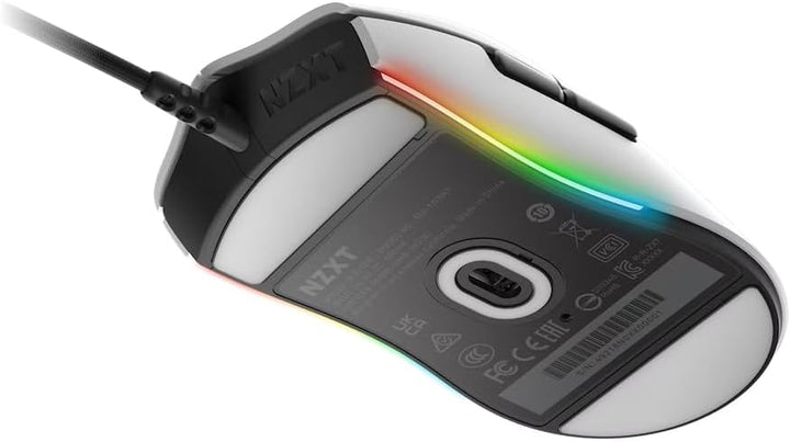 NZXT Lift - MS-1WRAX-WM - PC-Gaming-Maus - Leichte, beidhändige Maus - High-End PixArt 3389 Optische