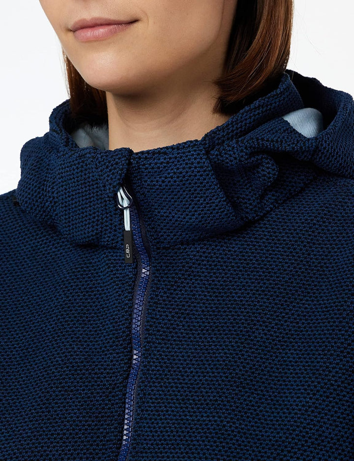 CMP Damen Damen-softshelljacke mit Abnehmbarer Kapuze Jacket 38 Blue Ink-B.Blue, 38 Blue Ink-B.Blue