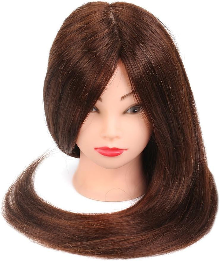 Übungskopf Neverland Beauty 24 Zoll 60% Echthaar Friseur Übungskopf Praxis Schaufensterpuppe Kopf mi
