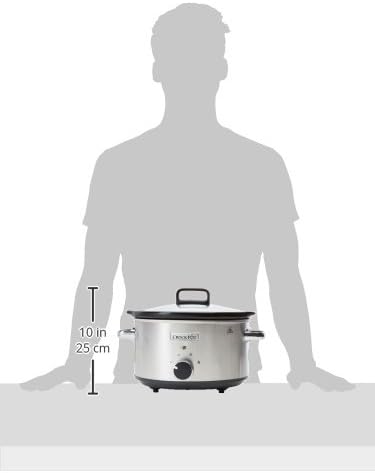 Crock-Pot CSC028X-01 Schongarer, Slow Cooker 3,5 l, 3.5 liters, Edelstahl