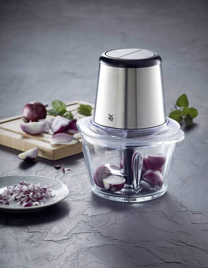 WMF Kult X Edition Zerkleinerer elektrisch mit Glasbehälter, 320 W, 2 Geschwindigkeitsstufen, grosse