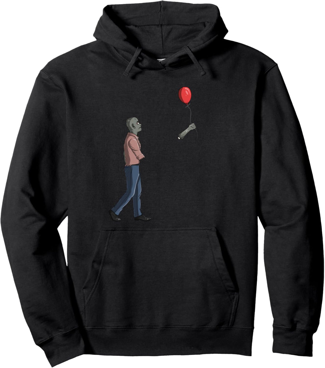 Halloween Zombie Ballon Pullover Hoodie