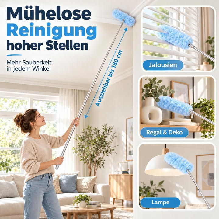 32pcs Mikrofaser Staubmagnet Nachfüllpack Kompatibel mit Swiffer Duster