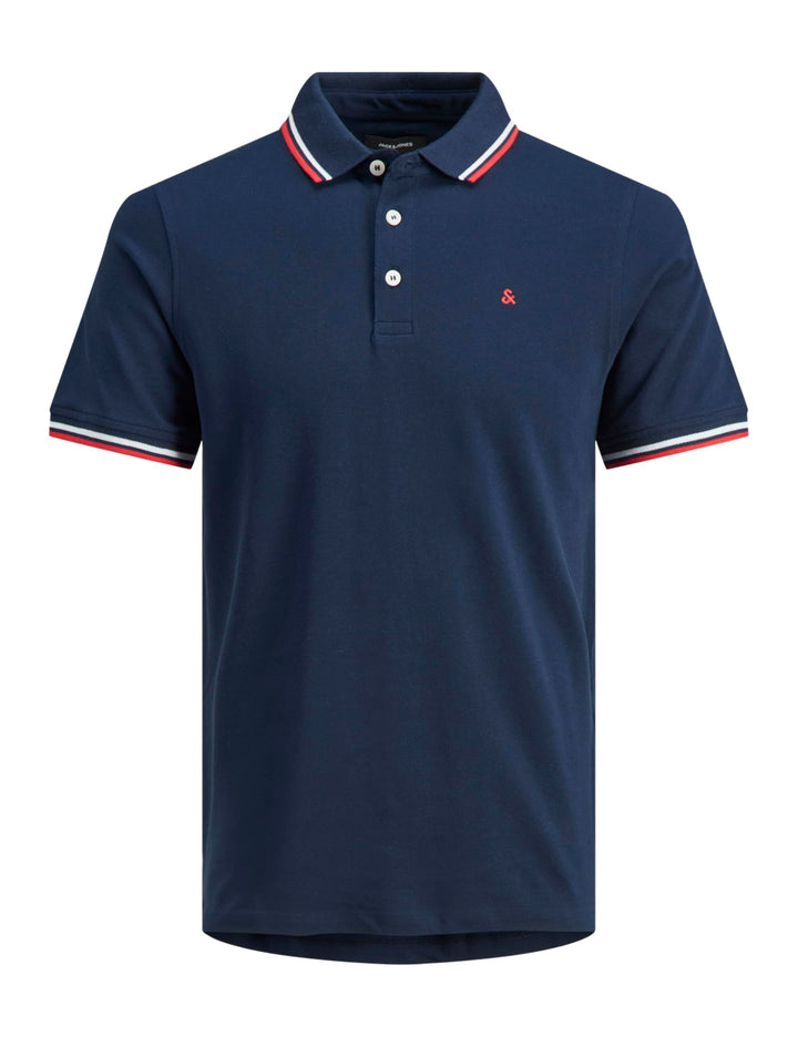 Jack &amp; Jones Herren Jjepaulos Polo Ss Noos Polohemd (1er Pack) XS Navy Blazer, XS Navy Blazer