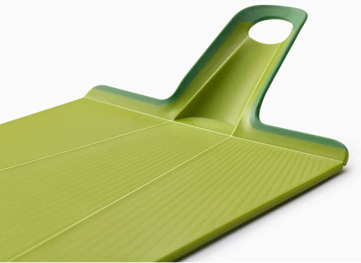 Joseph Joseph Chop2Pot Plus faltbares Schneidebrett mit einfachem Griff (gross) - Grün 45L x 7B cm G