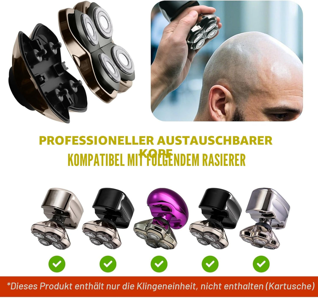 Pro 4 Ersatzklingen – kompatibel mit Haarschneidern Pitbulls Gold PRO, Silver PRO, Platinum PRO und