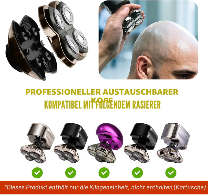 Pro 4 Ersatzklingen – kompatibel mit Haarschneidern Pitbulls Gold PRO, Silver PRO, Platinum PRO und