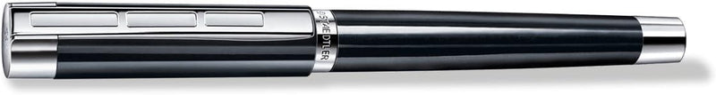 STAEDTLER Initium Resina Füllhalter, schwarzes Edelharz, EF, Made in Germany, mit edler Geschenkverp