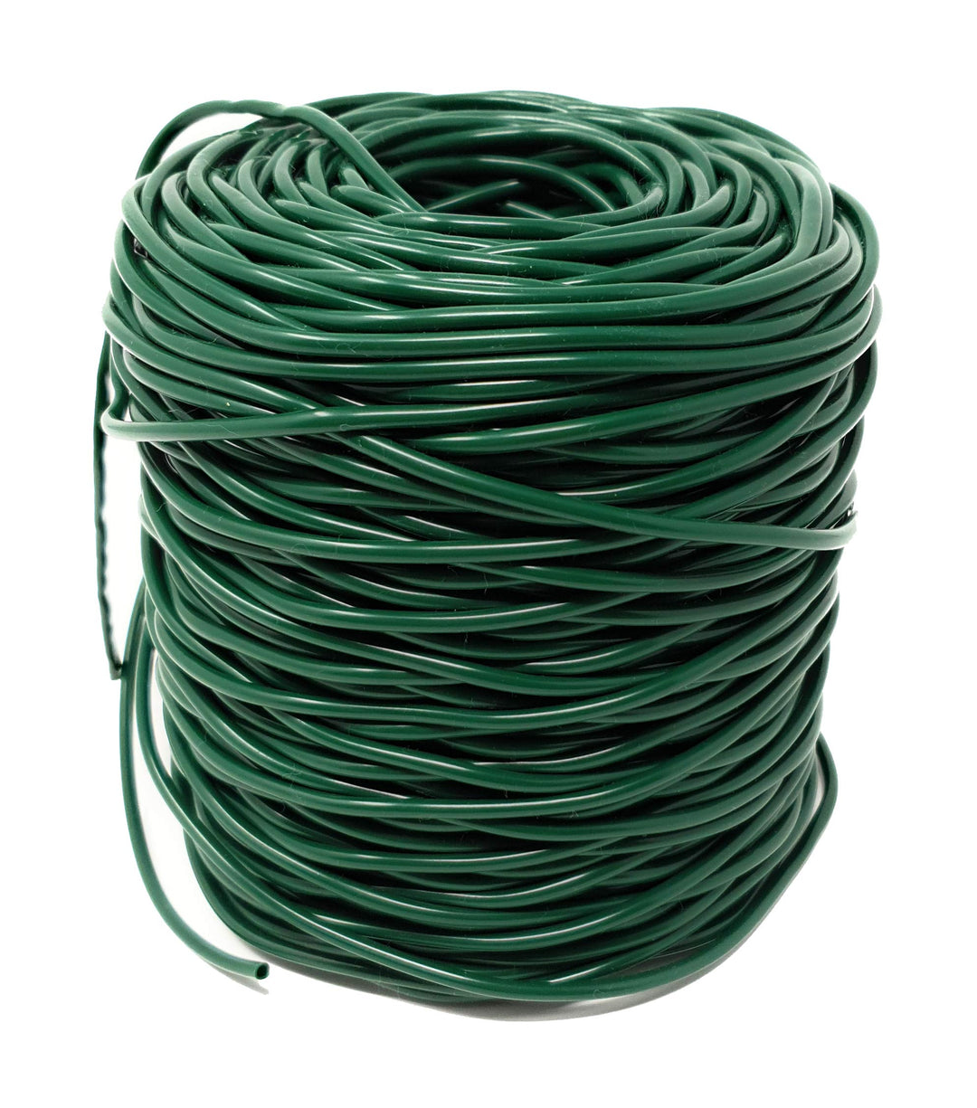 100 Meter Profi Hohlschnur Ø 3mm aus Kunststoff, grün, im praktischen Netz - Elastisches Bindemateri