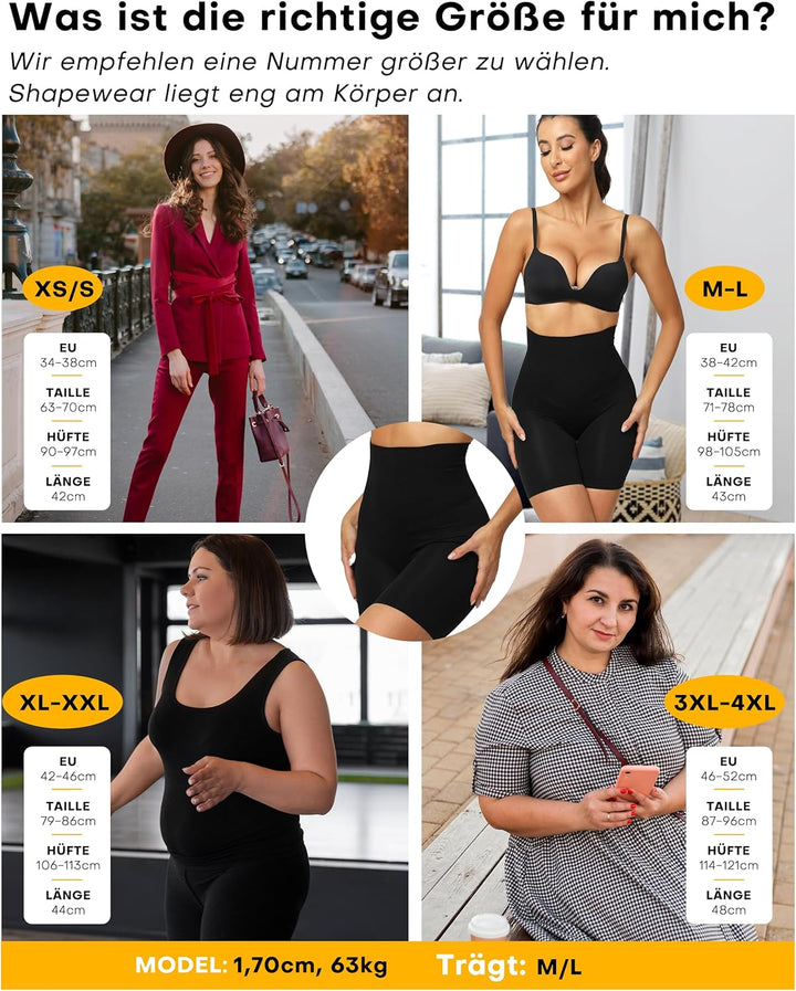 Wonderwear® Shape Hose aus Deutschland - Bauchweg Unterhose Damen - Miederhose stark formend - Figur
