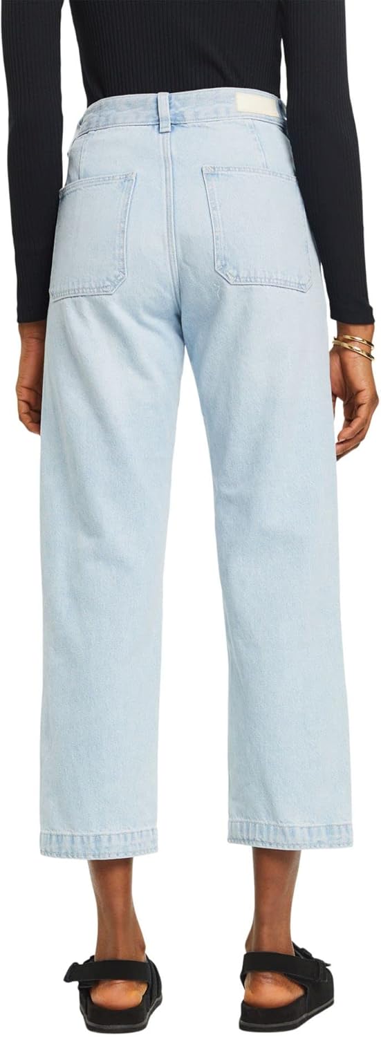 ESPRIT Jeans in Dad-Passform aus nachhaltigem Denim 36W / 28L Blue Bleached, 36W / 28L Blue Bleached