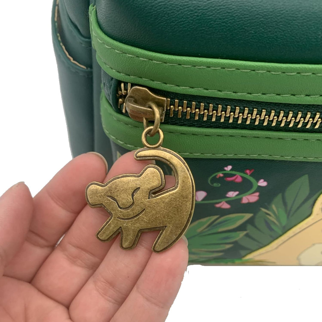 Loungefly Disney Der König der Löwen Nala Szene Doppelriemen Schultertasche Exklusiv, Grün
