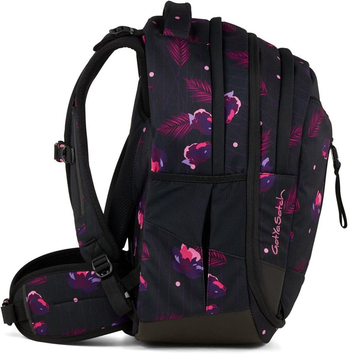 Satch Match Schulrucksack Set 3tlg. inkl. Schlamperbox und Sporttasche Mystic Nights, Mystic Nights