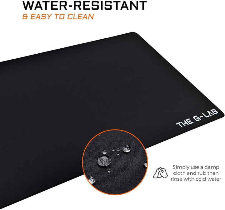 THE G-Lab Pad Barium - XXL Gaming Mauspad - Grosses Gamer Mauspad - Optimierte hochpräzise Oberfläch