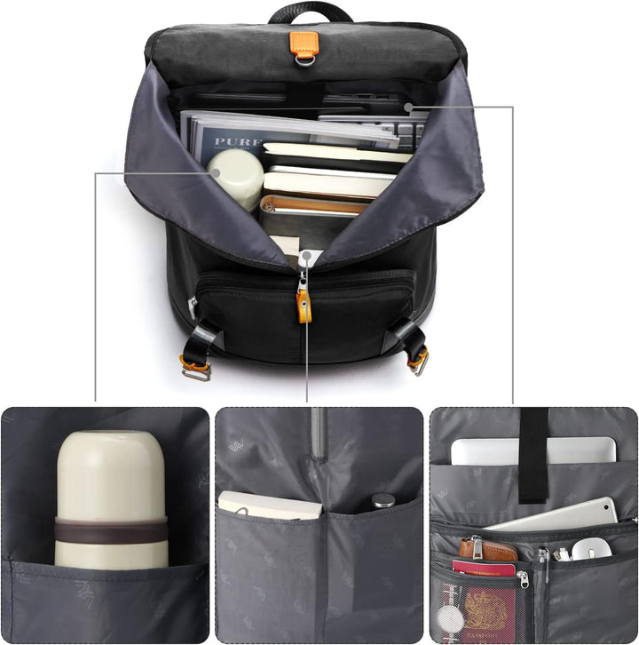 YAMTION Laptop Rucksack Herren mit 17 Zoll Laptopfach,Schulrucksack Jungen Teenager Schultasche mit