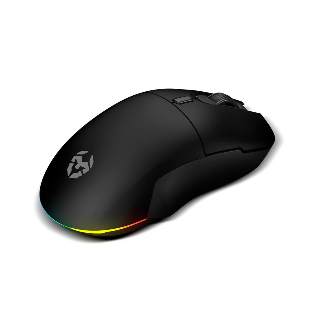 KROM KOMET - Kabellose RGB-Gaming-Maus, optischer Präzisionssensor Pixart PMW 3212, 8 Tasten, 5 dpi-