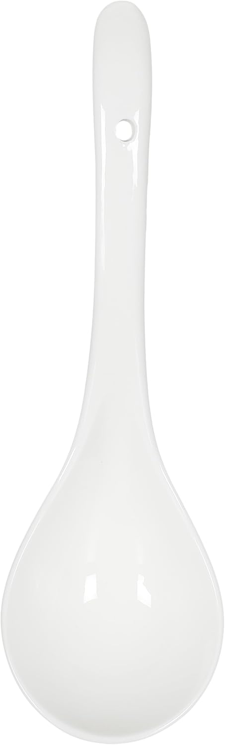 Home Deco Factory, KA0279, 9-Piece Porcelain Soup Service, 27L Tureen, Ladle and 6 Bowls, Clean and