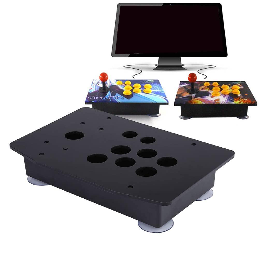 Arcade Game Kit USB Encoder mit geringer Verzögerung PC Joystick DIY Controller Schwarze Acrylscheib